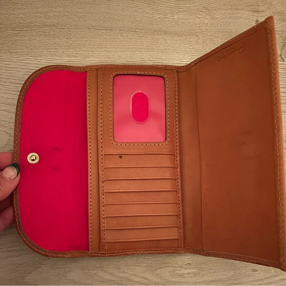 Dooney & Bourke Black and Pink Heart Wallet - Picture 3 of 3